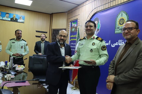 تصاوید/ امضای تفاهم نامه سازمان اسناد ملی کشور با فراجا