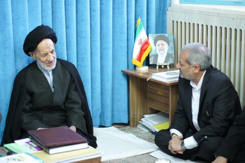 تصاویر| دیدار وزیر آموزش و پرورش با نماینده ولی فقیه در خراسان جنوبی