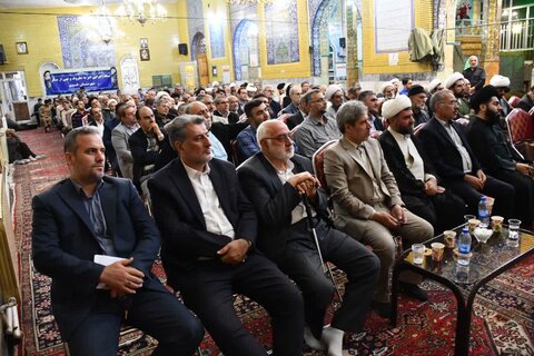 تصاویر/ اجتماع روحانیون و هیئات مذهبی شهرستان خوی