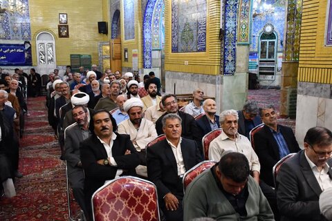 تصاویر/ اجتماع روحانیون و هیئات مذهبی شهرستان خوی