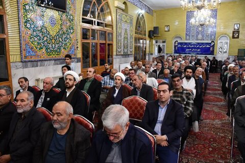 تصاویر/ اجتماع روحانیون و هیئات مذهبی شهرستان خوی