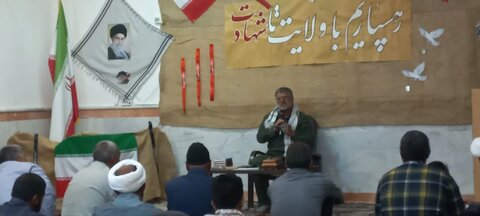 تصاویر/ مراسم «شبی با شهدا» مدرسه علمیه فاطمه‌الزهرا‌لبتول‌ کشکوئیه کرمان