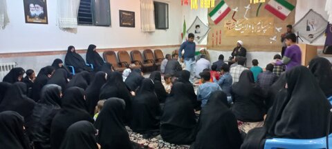 تصاویر/ مراسم «شبی با شهدا» مدرسه علمیه فاطمه‌الزهرا‌لبتول‌ کشکوئیه کرمان