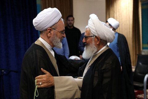 تصاویر/ دیدار نماینده ولی فقیه در بنیاد مسکن با آیت الله اعرافی