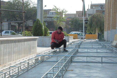 بمناسبت 22 ربیع الثانی: آماده سازی حرم مطهر حضرت موسی مبرقع(ع)