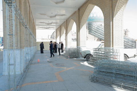 بمناسبت 22 ربیع الثانی: آماده سازی حرم مطهر حضرت موسی مبرقع(ع)