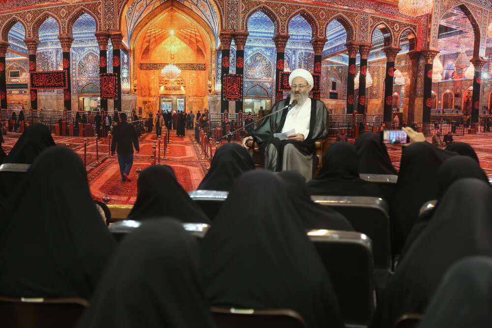 تصاویر/ دیدار آیتالله فقیهی با جمعی از طلاب خواهر حوزه آیتالله شهید غفاری(ره) تصاویر/ دیدار آیتالله فقیهی با جمعی از طلاب خواهر حوزه آیتالله شهید غفاری(ره)