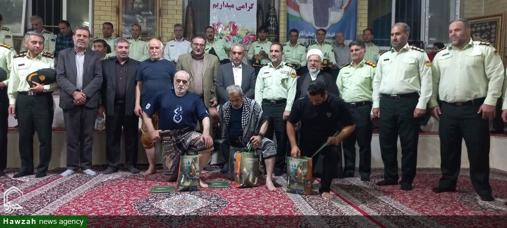 ورزش زورخانه‌ای به مناسبت هفته نیروی انتظامی در همدان برگزار شد