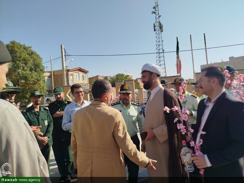 مراسم غبارروبی و عطرافشانی مزار شهدای شهرستان بهار به مناسبت هفته فراجا