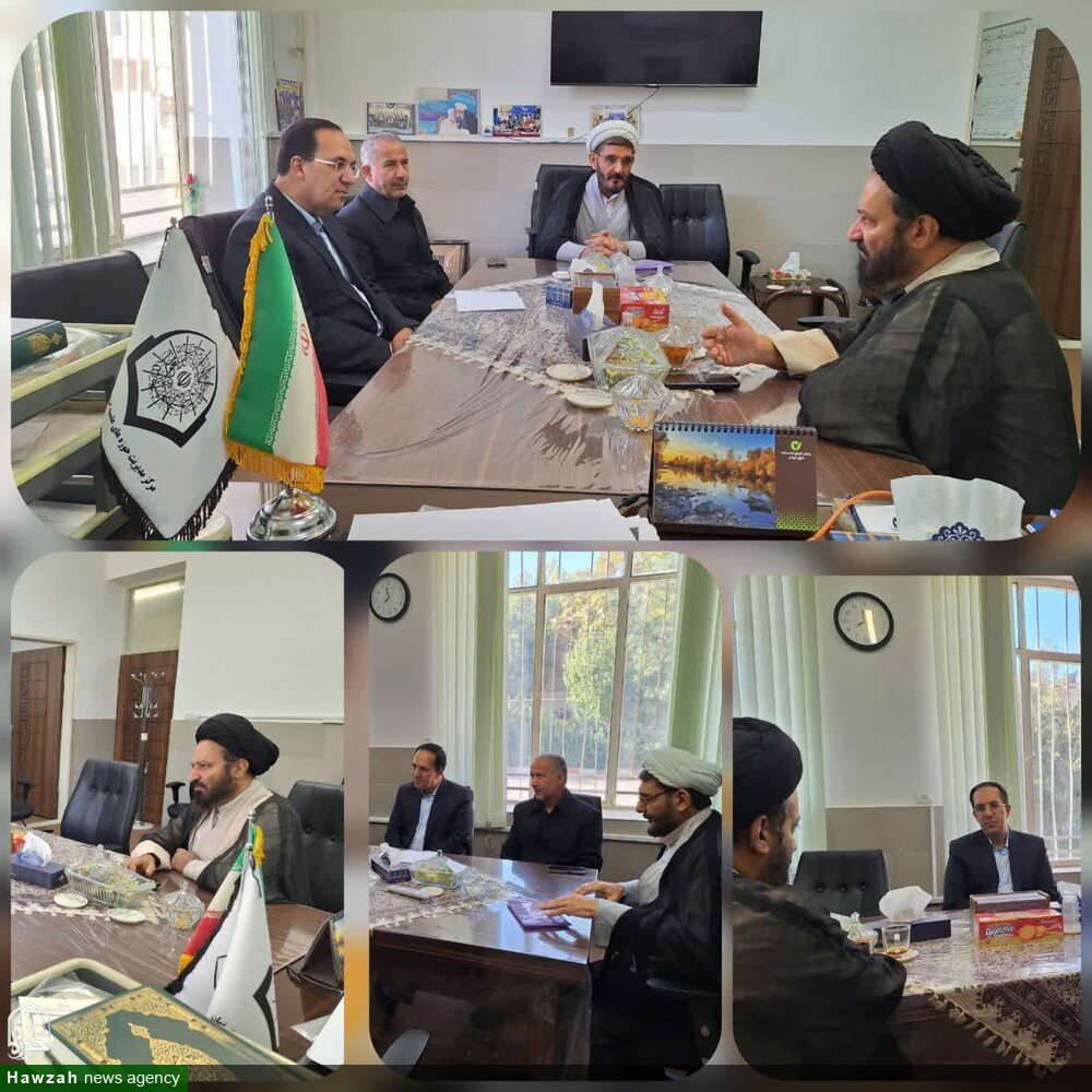 نشست مشترک معاونت تبلیغ حوزه علمیه اصفهان با مسئولان پزشکی قانونی استان+ عکس