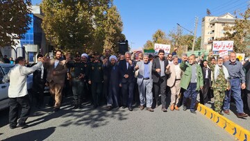 تصاویر/ راهپیمایی  بشارت نصر مردم خوی در حمایت از مردم مقاوم و قهرمان فلسطین