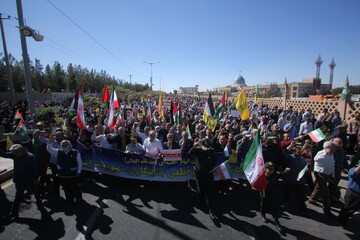 تصاویر| راهپیمایی بشارت نصر در بیرجند