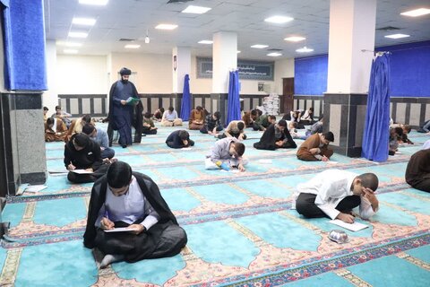 تصاویر/ امتحان هفتگی طلاب مدرسه علمیه امام خامنه ای مدظله العالی ارومیه