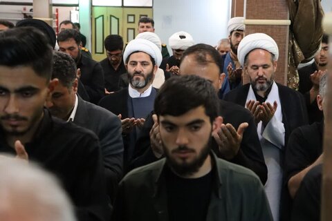 تصاویر/ مراسم گرامیداشت سومین روز شهادت حجت‌الاسلام علیرضا ولیزاده در مسجد روستای چالخاماز شهرستان باروق