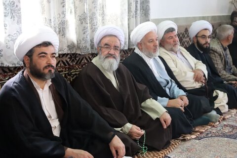 تصاویر/ مراسم گرامیداشت سومین روز شهادت حجت‌الاسلام علیرضا ولیزاده در مسجد روستای چالخاماز شهرستان باروق