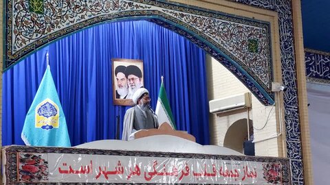 آیین عبادی سیاسی نماز جمعه شهرستان زابل