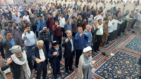 آیین عبادی سیاسی نماز جمعه شهرستان زابل