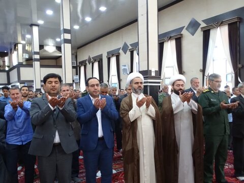 تصاویر/ آیین عبادی سیاسی نماز جمعه چهاربرج