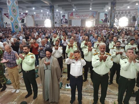 تصاویر/ نمازعبدی سیاسی جمعه کاشان