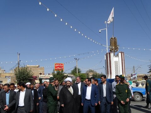 تصاویر/ راهپیمایی بشارت نصر چهاربرج