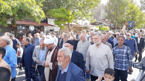 تصاویر/ راهپیمایی بشارت نصر در شهرستان شاهین دژ