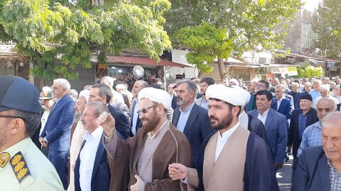 تصاویر/ راهپیمایی بشارت نصر در شهرستان شاهین دژ