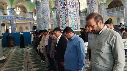 تصاویر/ اقامه نماز جمعه شهر کوهبنان