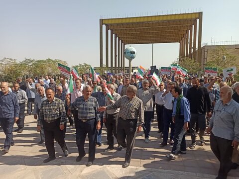 تصاویر/راهپیمایی «بشارت نصر» در حمایت از ملت مقاوم و قهرمان فلسطین درکاشان