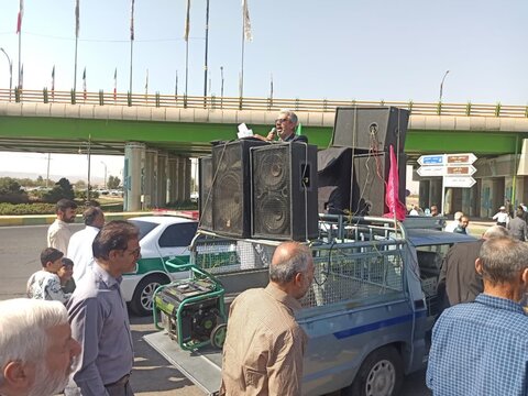 تصاویر/راهپیمایی «بشارت نصر» در حمایت از ملت مقاوم و قهرمان فلسطین درکاشان