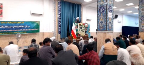 آیین عبادی سیاسی نماز جمعه شهرستان نیمروز