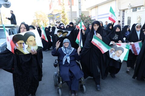 تصاویر/ راهپیمایی بشارت نصر  در حمایت از مردم مقاوم و قهرمان فلسطین در ارومیه