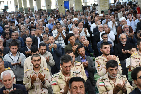 تصاویر/ اقامه نماز جمعه شهرستان خوی