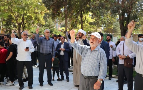 راهپیمایی بشارت نصر در نظرآباد