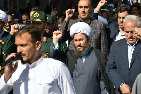 تصاویر/ راهپیمایی  بشارت نصر مردم خوی در حمایت از مردم مقاوم و قهرمان فلسطین