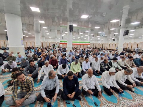 نماز جمعه جم به روایت تصویر