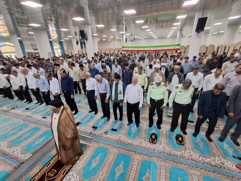 نماز جمعه جم به روایت تصویر