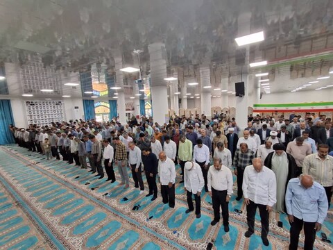 نماز جمعه جم به روایت تصویر