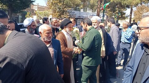 تصاویر/ استقبال باشکوه از امام جمعه جدید نطنز