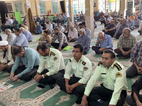 تصاویر/ اقامه نماز جمعه و راهپیمایی بشارت نصر شهر اختیارآباد