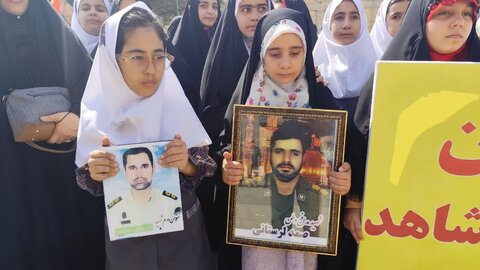 تصاویر وداع  باشکوه با شهید سرافراز انتظامی سرهنگ غلامرضا جمشیدی‌پور