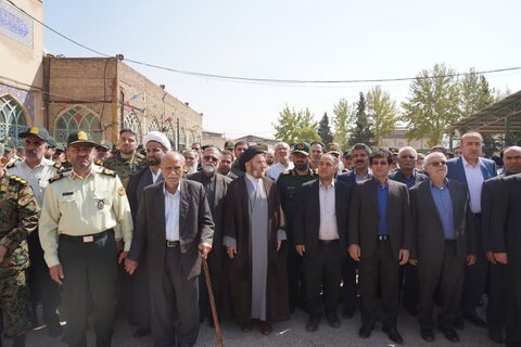 تصاویر وداع  باشکوه با شهید سرافراز انتظامی سرهنگ غلامرضا جمشیدی‌پور