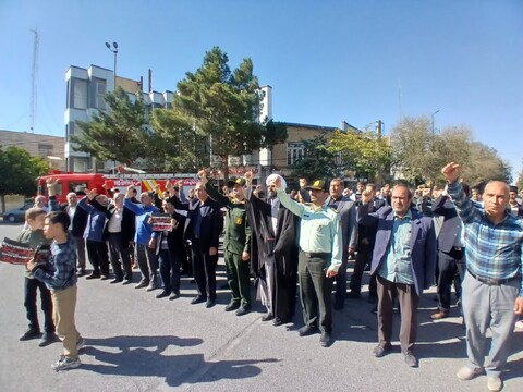 تصاویر/ راهپیمایی «بشارت نصر» در حمایت از ملت مقاوم و قهرمان فلسطین در آذرشهر