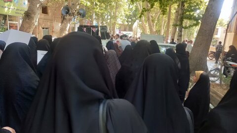 تصاویر/راهپیمایی «بشارت نصر» در حمایت از ملت مقاوم و قهرمان فلسطین