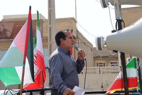 تصاویر/ راهپیمایی بشارت نصر در بندر دیّر