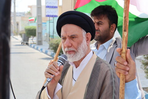 تصاویر/ راهپیمایی بشارت نصر در بندر دیّر