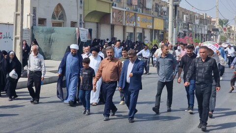 تصاویر/ راهپیمایی بشارت نصر در گناوه