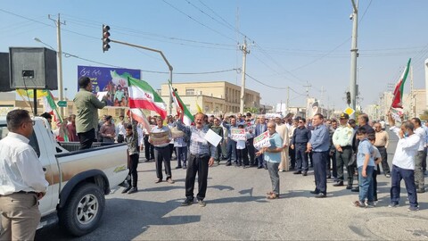 تصاویر/ راهپیمایی بشارت نصر در گناوه
