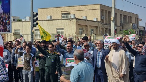 تصاویر/ راهپیمایی بشارت نصر در گناوه