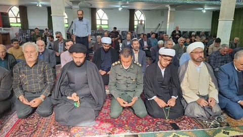 تصاویر/ نماز عبادی سیاسی جمعه ترکمنچای