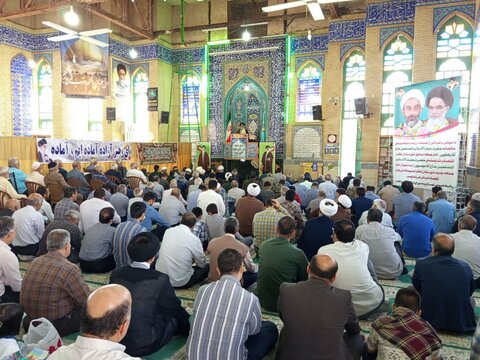 تصاویر/ نماز عبادی سیاسی جمعه نطنز